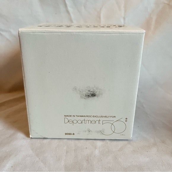 Department 56 Vintage Frosted Mercury Glass Man in the Moon Ornament Winking - Picture 4 of 8